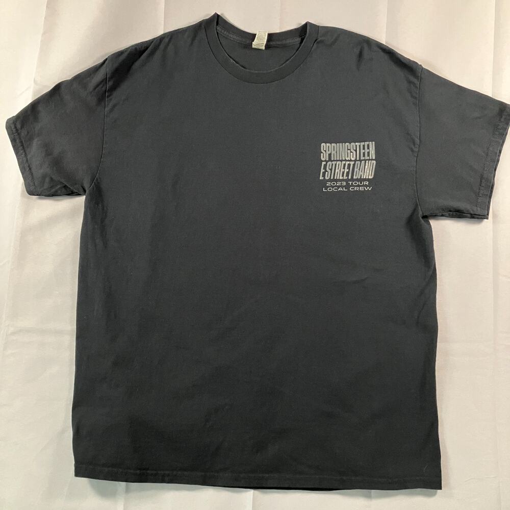 Bruce Springsteen E Street Band 2023 Tour Local Crew T-Shirt Men’s XL Black